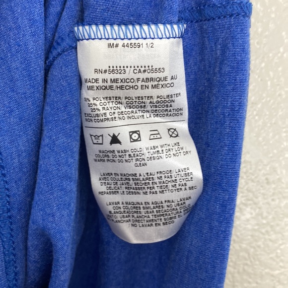 Nike Women's V-Neck Athletic Cut Triple-Blend Tee XXL - Picture 4 of 5